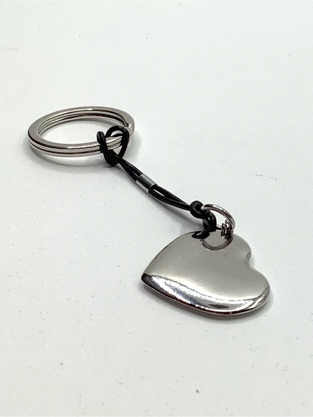 Pandora Silver Heart Clasp Opener on Black Cord